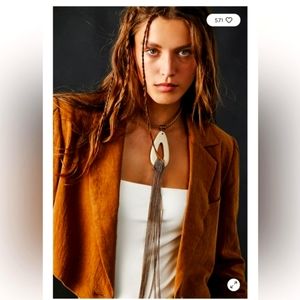 NWT Cowboys Don’t Cry Necklace by Free People